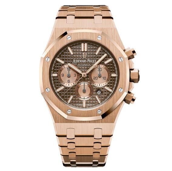 AAA Replica Audemars Piguet Royal Oak Chronograph Brown Dail Watch 26331OR.OO.1220OR.02